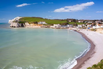 Zelfklevend Fotobehang Tropisch strand Freshwater Bay Isle Of Wight UK