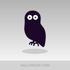 Halloween owl icon