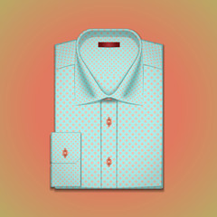 Vector illustration of a shirt in peas - 91943667