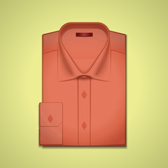 Vector illustration of a red shirt - 91943670