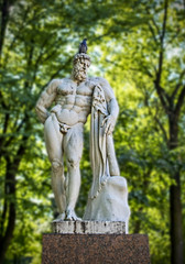 Hercules statue in the park