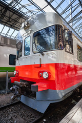 Train in Helsinki Railway station