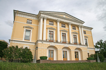 Fototapeta na wymiar Pavlovsk Palace, 18th-century Russian Imperial residence built by Paul I of Russia in Pavlovsk near Saint Petersburg