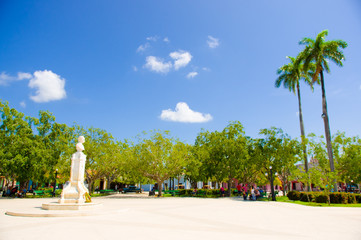 CIEGO DE AVILA, CUBA - SEPTEMBER 5, 2015: Downtown of the Province capital.