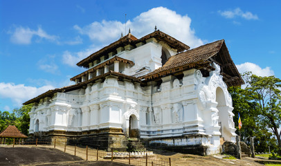 Lankathialaka temple in Kandy, Sri Lanka