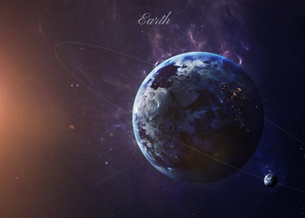 Fototapeta premium The Earth shot from space showing all they beauty. Extremely