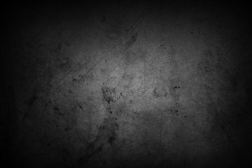 Black dark concrete texture wall background