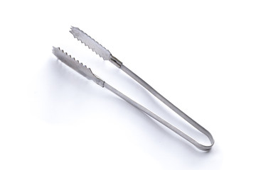 ice tongs isolated
