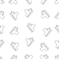 seamless pattern with faucet and sink