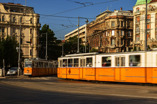 Tram In Budapest