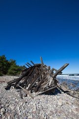 The Boat Wreck (Wrak i Trollskogen) , Öland, Sweden. © Kevin Cho