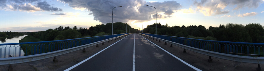 road and sky