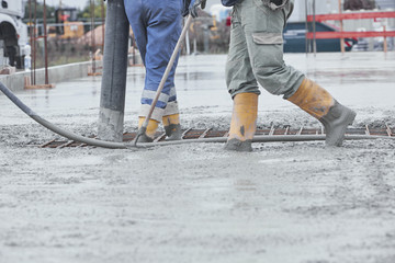 Fundament aufbau, Sohlplatte
