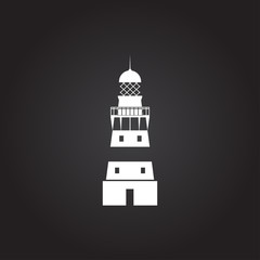 Vector lighthouse icon 