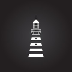 Vector lighthouse icon 