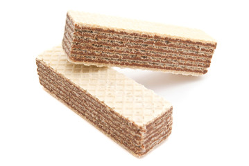 waffles with chocolate