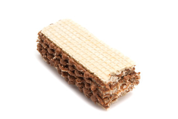 sweet wafer on white