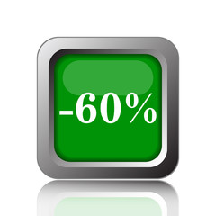 60 percent discount icon