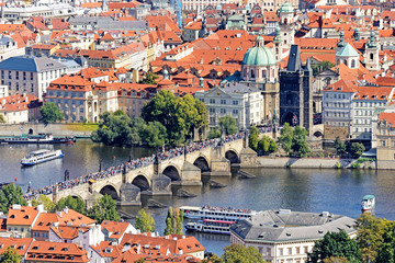 Charles Bridge in Prague, Czech Republic