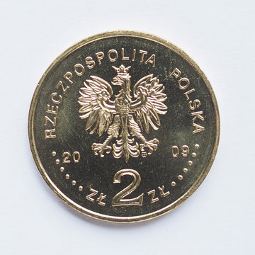 Polish 2 zloti coin