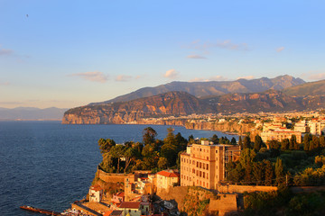 Sunset in Sorrento Italy
