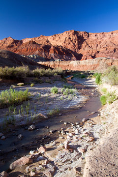 Paria River in the "Arizona Strip" near the Colorado River and Utah-Arizona border