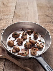 rustic pan sauteed mushroom