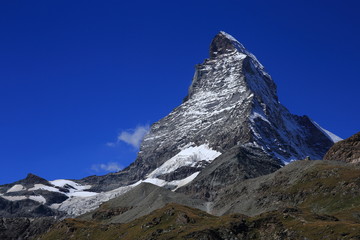 Matterhorn from Glacier Paradise in Switzerland