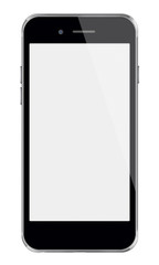 Realistic mobile phone.