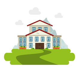 Urban city and real estate design.