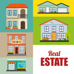 Urban city and real estate design.