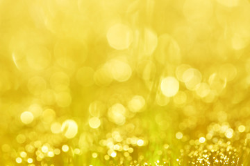 Obraz premium yellow bokeh abstract background