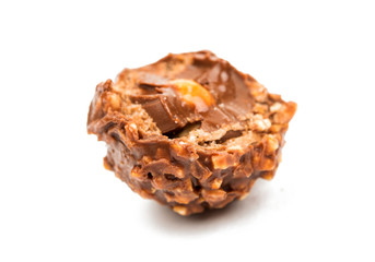 chocolate truffle with nuts