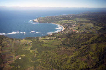 The Hanalei Bay Aerial, Kauai, Hawaii-1