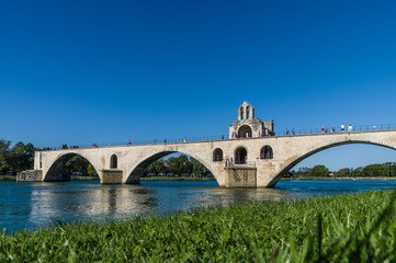 Saint-Benezet's bridge in Avignon, France
