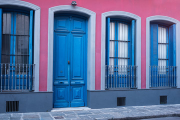 Montevideo old town facade