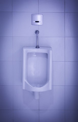 Urinals in public toilet