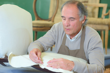 Furniture repair shop