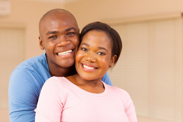 Obraz premium young african american couple indoors