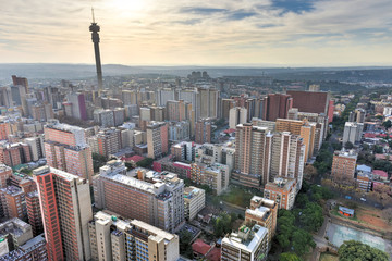 Naklejka premium Hillbrow Tower - Johannesburg, RPA