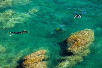 divers, Cap de Peyrefite, Languedoc-Roussillon, France