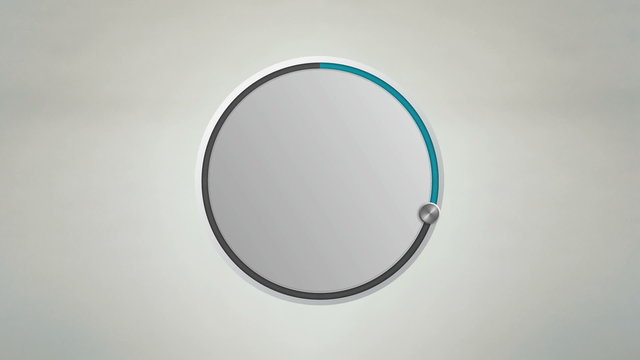Indicate about 30 percents circle dial animation.(No text version)