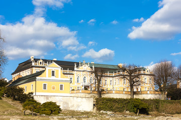 Fototapeta na wymiar Palace Nove Hrady, Czech Republic