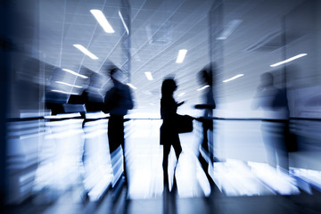 silhouettes of businesspeople