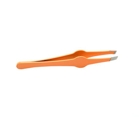 manicure tweezers. Isolated on a white background