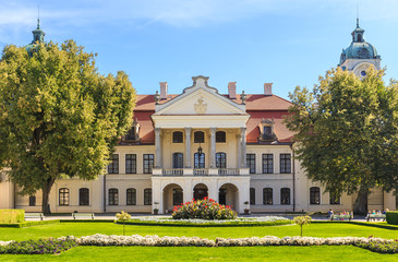 Kozlowka - Zamoyski Palace, a large rococo and neoclassical palace complex located in Lublin Voivodeship in Poland. The original palace was built in the first half of 18th century © stepmar