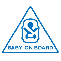 Icon baby on board.
