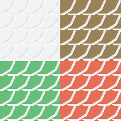 Set of vector seamless patterns