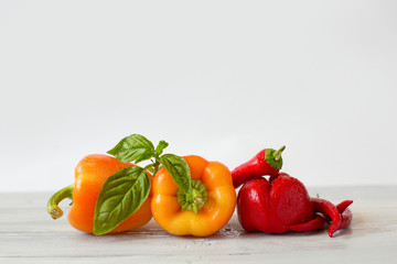Collection of peppers.
