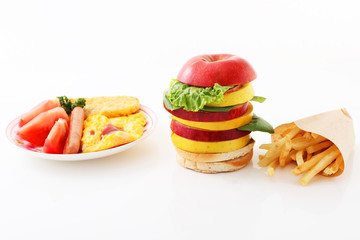 ハンバーガーセット